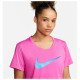 Nike Γυναικεία κοντομάνικη μπλούζα One Dri-FIT Swoosh HBR SS